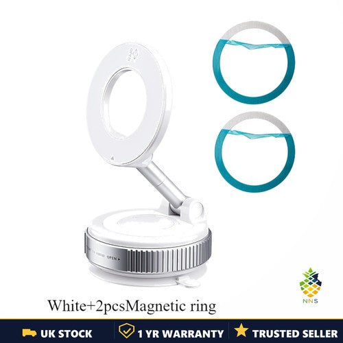 Magnetic Car Phone Holder Mount 360° Metal Foldable Dashboard Universal UK