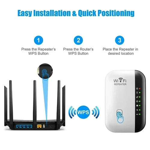 300Mbps WiFi Range Extender Signal Booster Wireless Repeater 802.11N Plug & Play