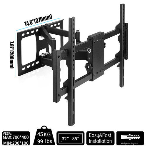 unho U-7212-GJ Full Motion TV Wall Bracket Tilt Swivel Mount 30-85inch LED LCD