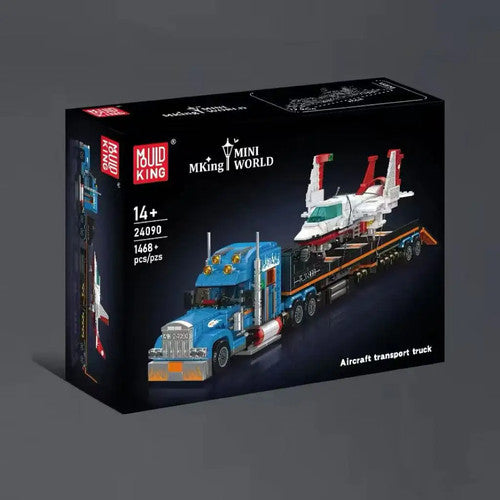 Mould King 24090 Aircraft Transport Truck Model Building Blocks Fun Kids Gift