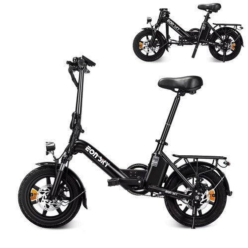 Eonsky E14 Folding Electric Bike 250W 36V 15Ah 14in City Commuter E-Bike UK