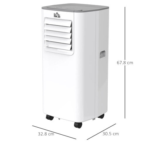 HOMCOM 5000BTU Portable Air Conditioner Dehumidifier 4 Modes LED Display Timer