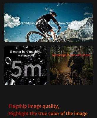 Cerastes V10 5K Action Camera Electronic Image Stabilization 2inch Touch LCD 4K