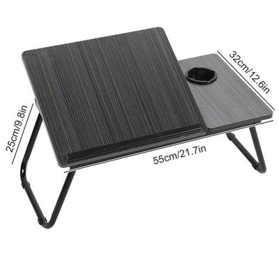 Folding Desk Laptop Table 5-Level Height Adjustment Modern Strong Space Saving