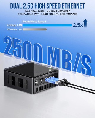GMKtec Fast K8 Plus Ryzen 7 8845HS Mini PC 32GB DDR5 1TB Win11 Pro WiFi6 BT5.2