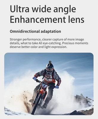 Viran V8 Action Camera 5K30FPS FHD Waterproof Sport Cam Remote Control WiFi