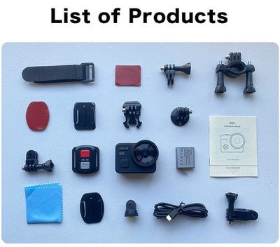 Cerastes V10 5K Action Camera Electronic Image Stabilization 2inch Touch LCD 4K