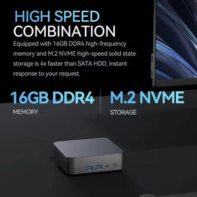 Mini PC Core N150 4 Core 16GB 32GB RAM 1TB 2TB SSD Windows 11 WIFI6 BT5.2 4K