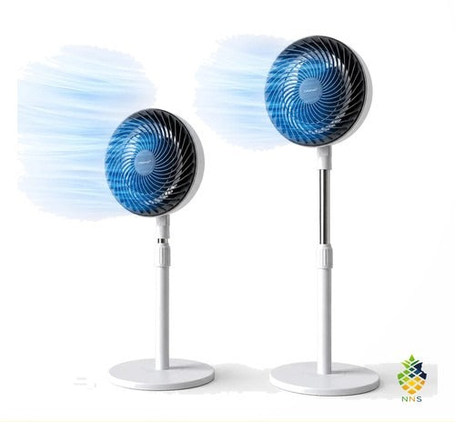 Rechargeable Air Circulation Fan Oscillating 3-Speed Cordless Stand Fan UK