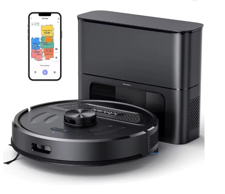 Lubluelu L20 Max Robot Vacuum & Mop 6000Pa Self-Empty 3in1 Smart Mapping WiFi UK