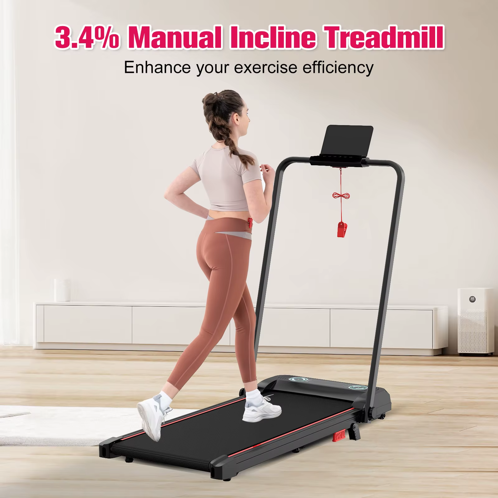 CITYSPORTS Treadmill 2.0HP 10km/h Foldable Incline Home Gym UK