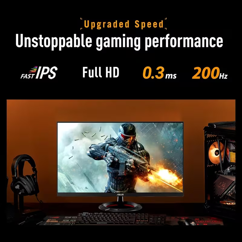 ASUS VG279Q5R 27" IPS FHD Gaming Monitor 200Hz 0.3ms FreeSync UK