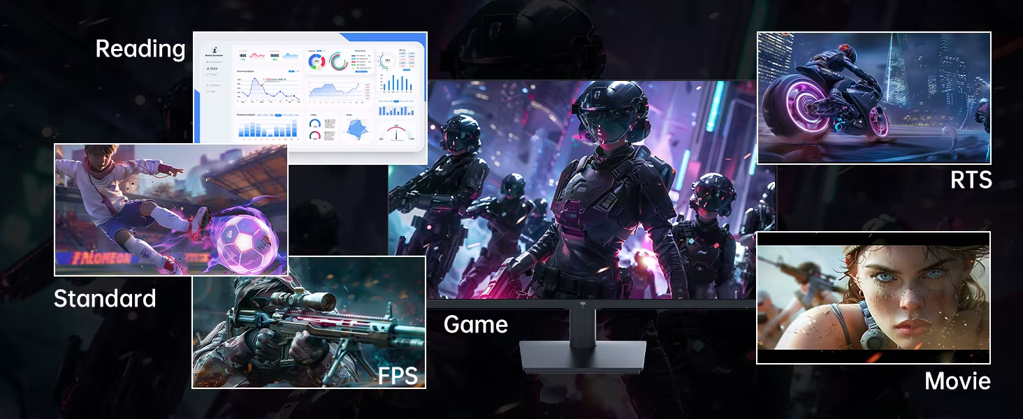 KTC 27" IPS QHD Gaming Monitor 100Hz UK