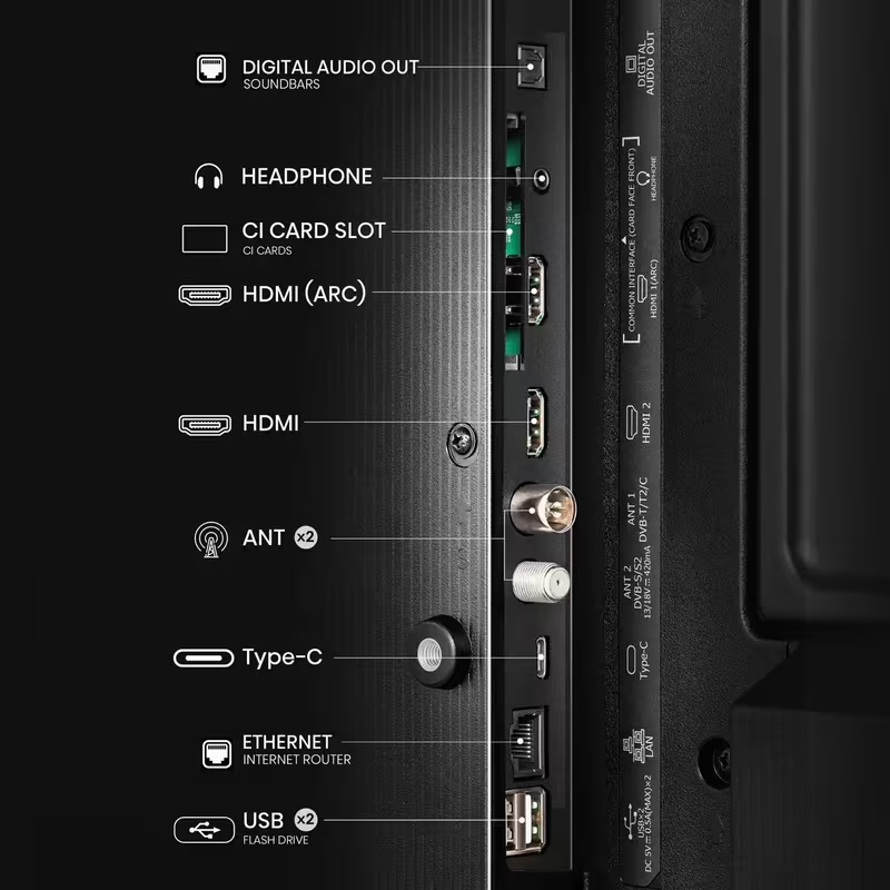 Hisense 40" QLED 4K Smart TV Dolby Vision 40E5NQTUK UK