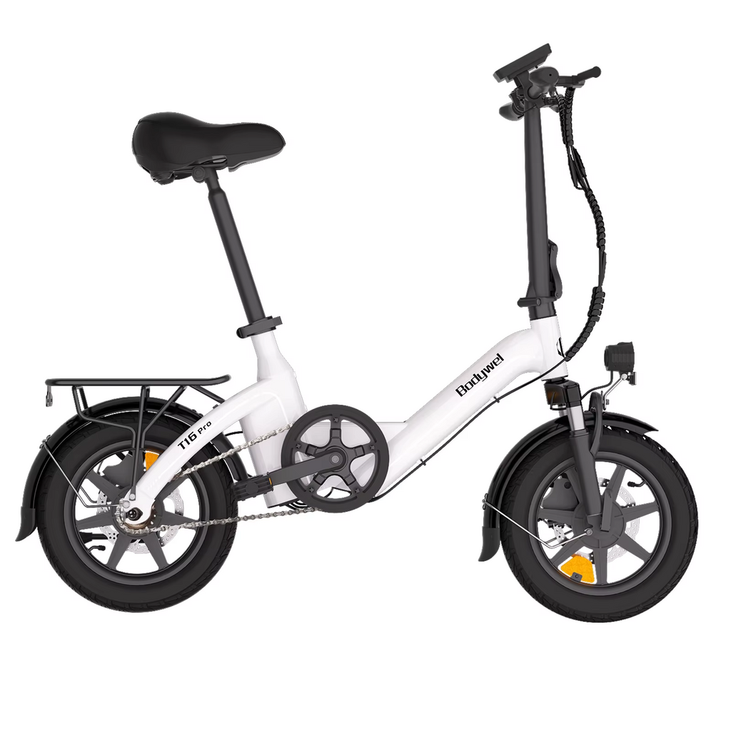 Bodywel T16PRO 14" Foldable Electric Bike 250W 36V City E-Bike Commuter 50KM UK