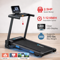 MERACH Walking Pad Treadmill 12km/h Foldable Incline App LED Display Home Gym UK