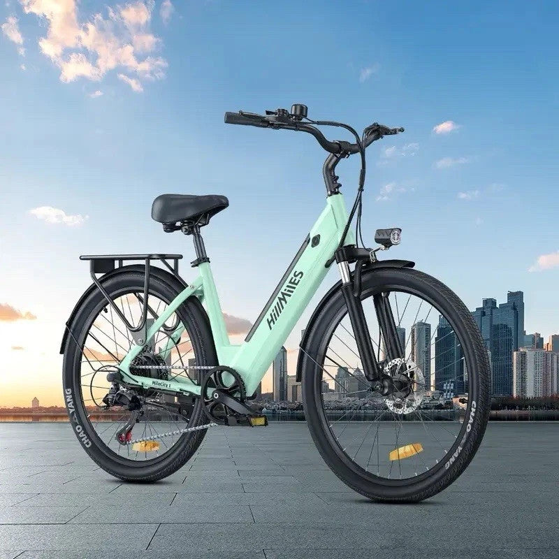 Hillmiles MileCity Electric Bike 250W 36V 13Ah 26" Fat Tyre E-Bike Long 100km