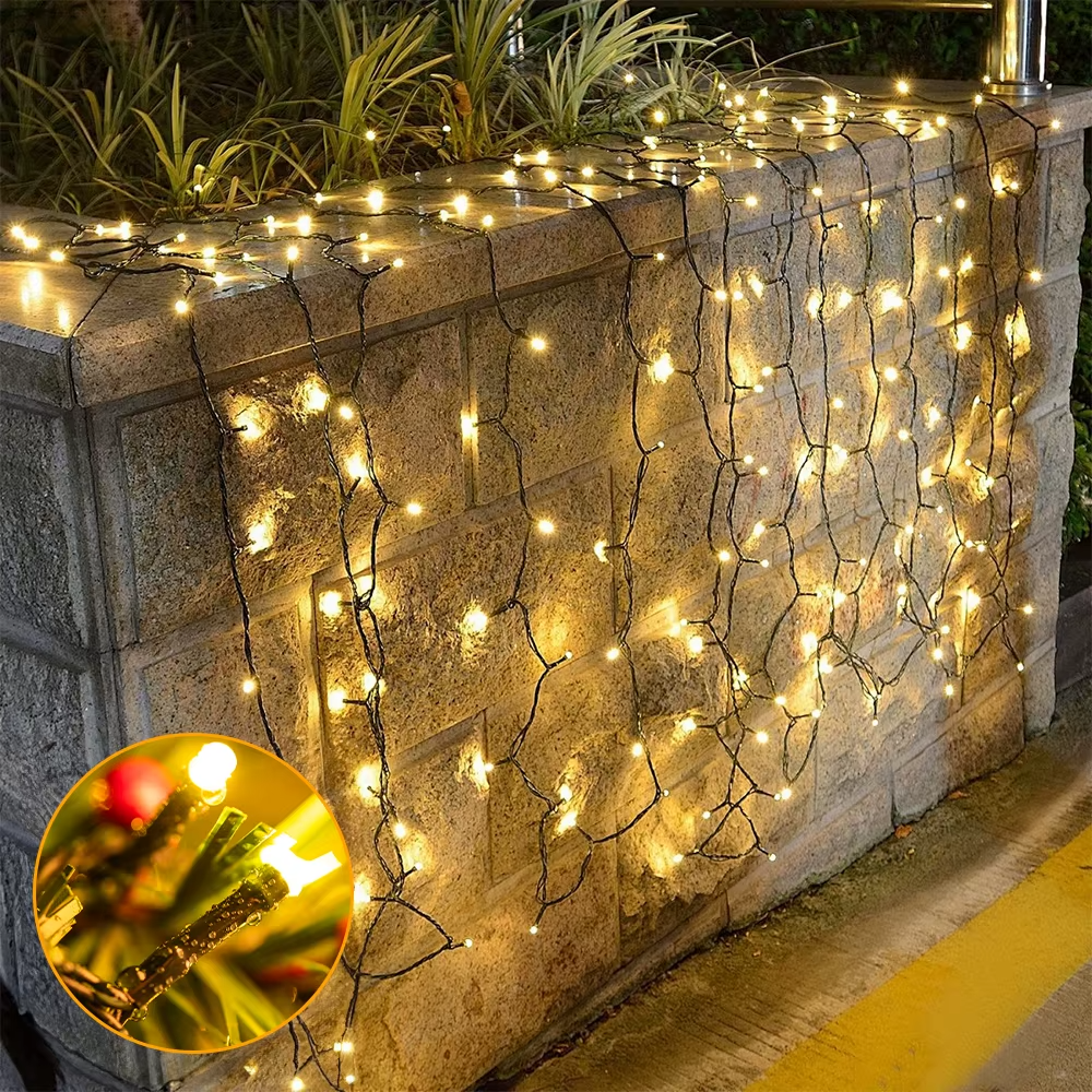 50M LED Cluster Fairy String Lights Christmas UK