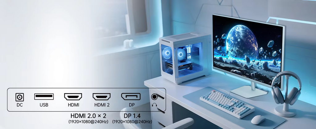 KTC 24" IPS FHD Gaming Monitor 240Hz 1ms UK