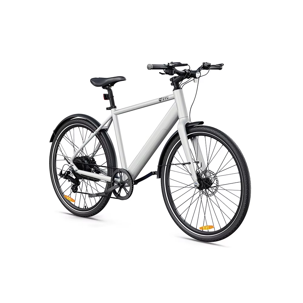 DYU Stroll 1 Electric Bike 250W 36V 9Ah Battery City Urban Commuter E-Bike White