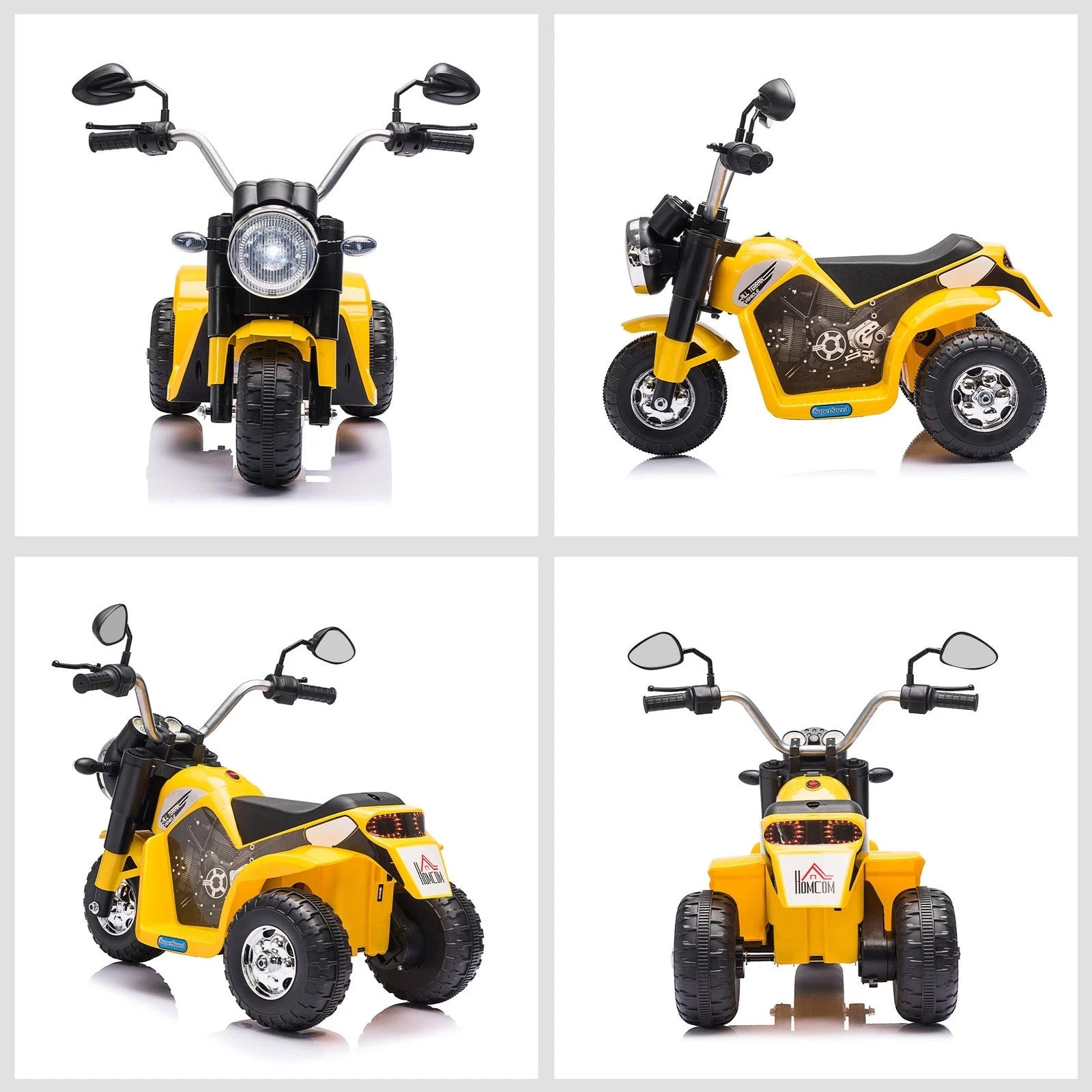 HOMCOM Kids 6V Ride-On Motorbike UK