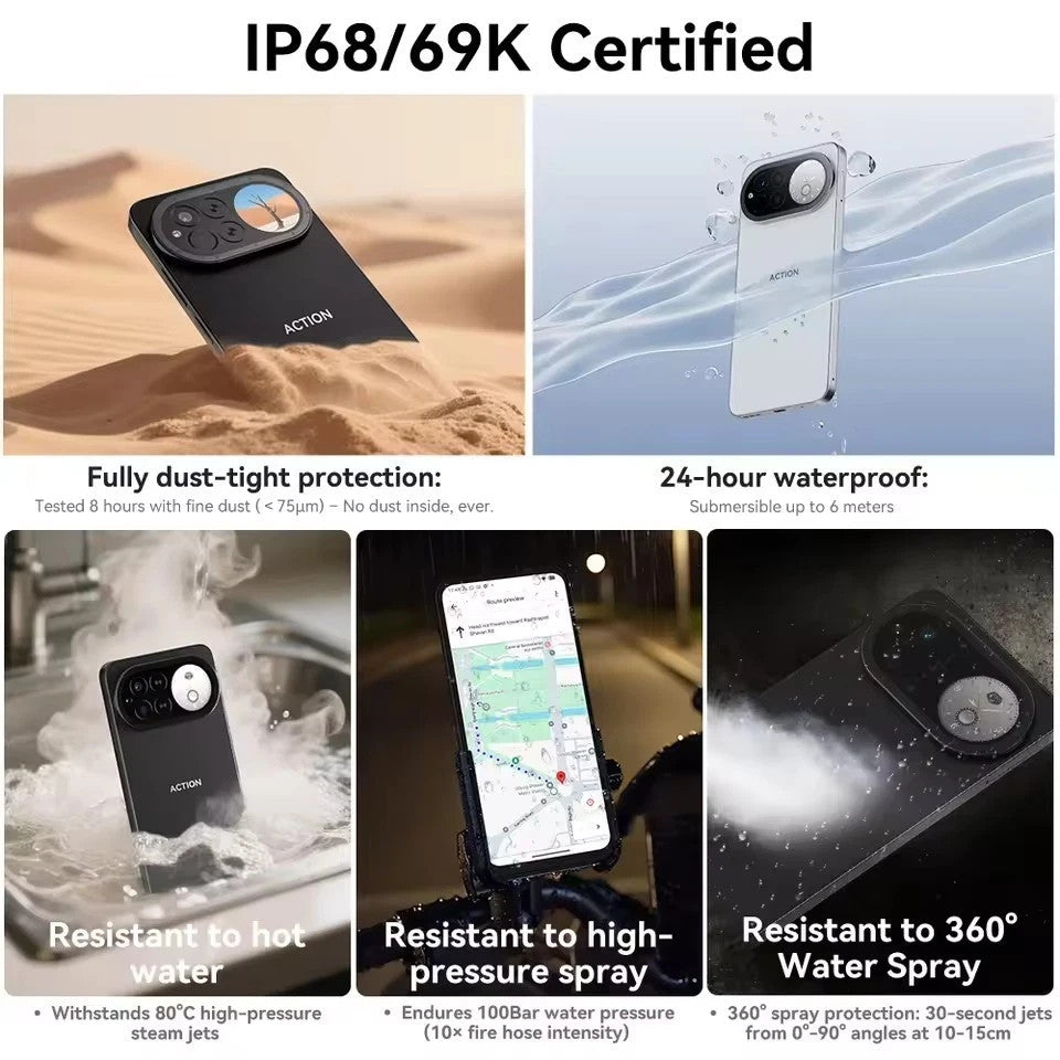 IIIF150 Action Rugged Smartphone 24GB 256GB Android 15 Dual Screen IP68 UK