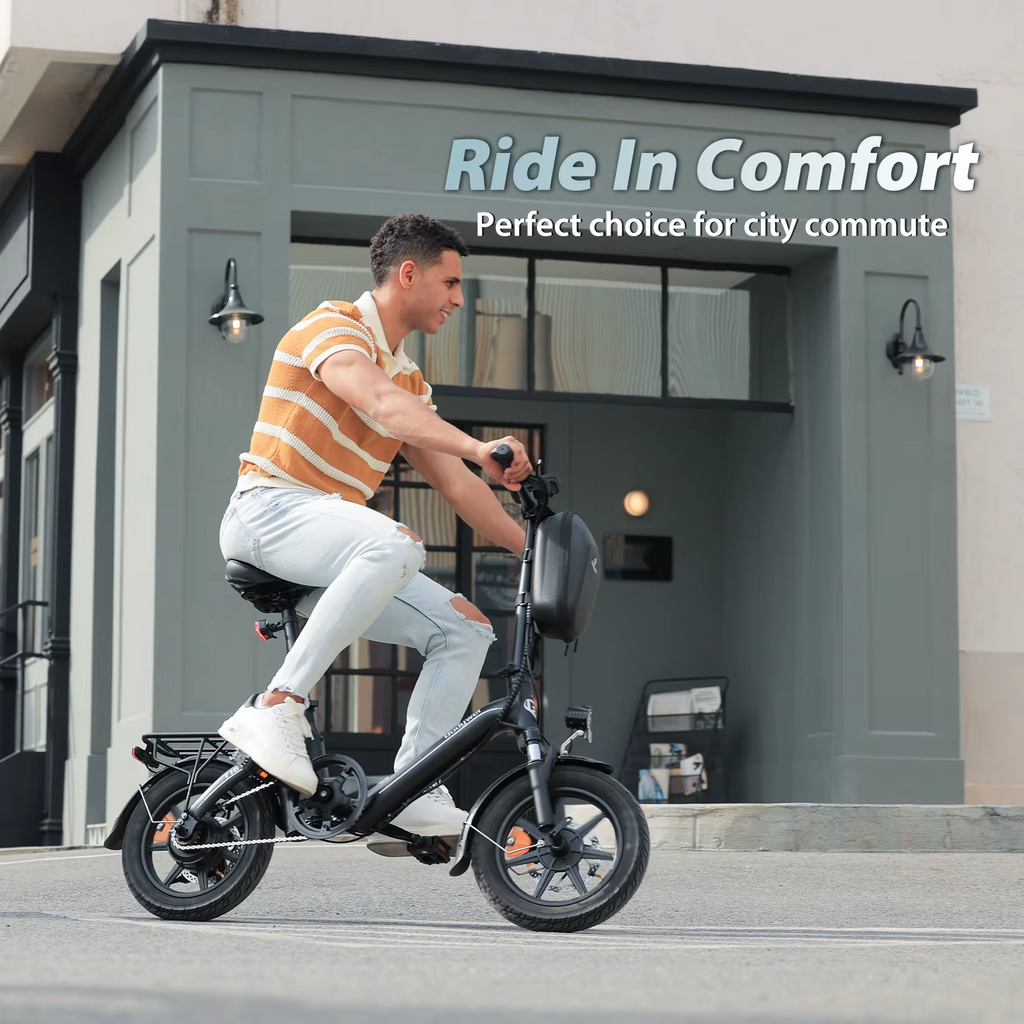 Bodywel T16PRO 14" Foldable Electric Bike 250W 36V City E-Bike Commuter 50KM UK