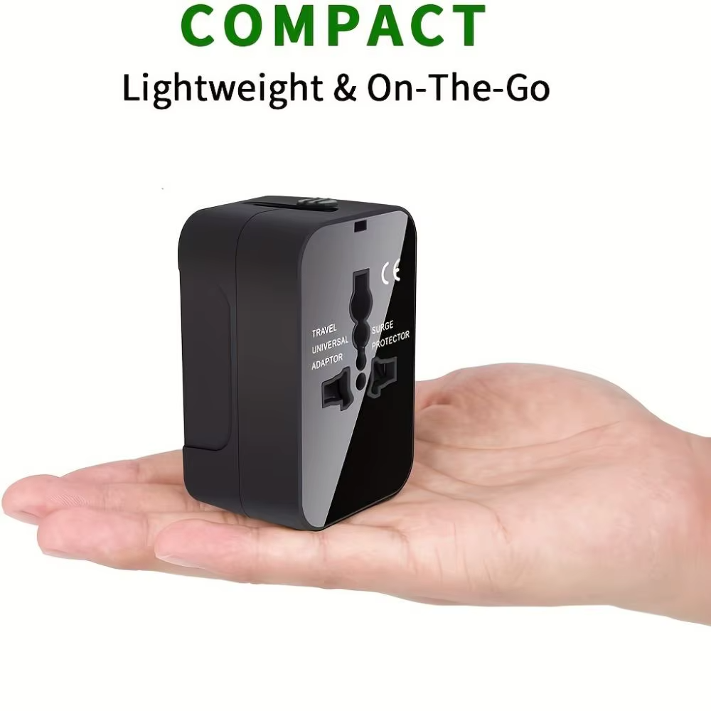Universal Travel Adapter EU/UK/US/AU Plug Converter USB Type-C Charger