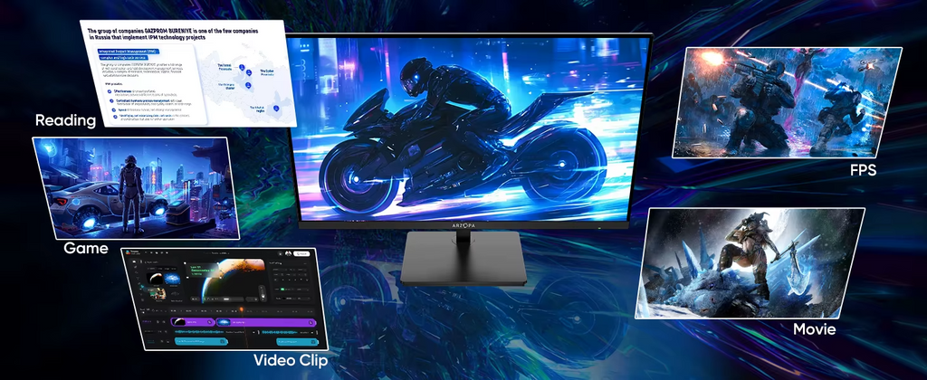 ARZOPA 27" IPS QHD Gaming Monitor 180Hz 1ms FreeSync UK