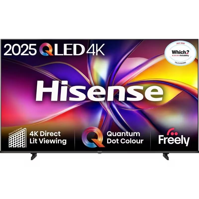 Hisense 43" QLED 4K Smart TV Dolby Vision Atmos 43E78QTUK UK
