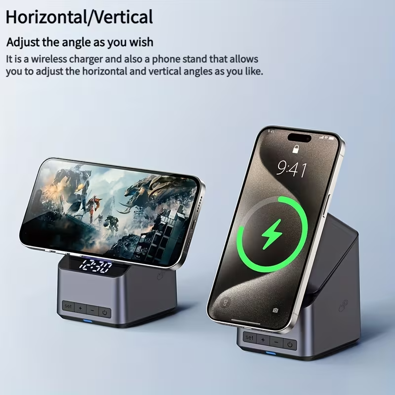 4-in-1 Wireless Charging Station Fast Charger iPhone Watch AirPods UK