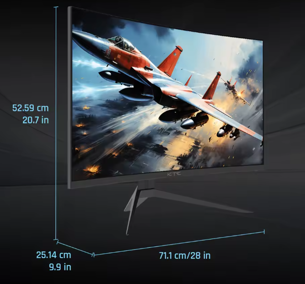 KTC 32" Curved FHD Gaming Monitor 240Hz UK