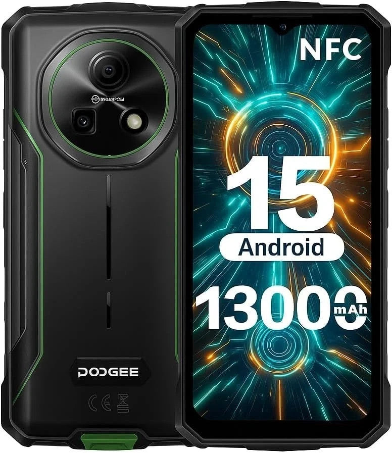 DOOGEE Fire Rugged Smartphone Android 15 13000mAh NFC UK