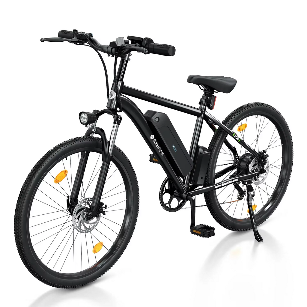 isinwheel M10 Electric Bike 250W 36V 10.4Ah City E-Bike 26" White/Black 60KM