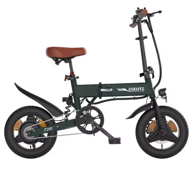 ESKUTE F200 14" Folding Electric Bike 250W 36V E-Bike 60KM Range City Commuter
