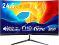 Gawfolk 24.5" Curved FHD Gaming Monitor 120Hz 1ms UK