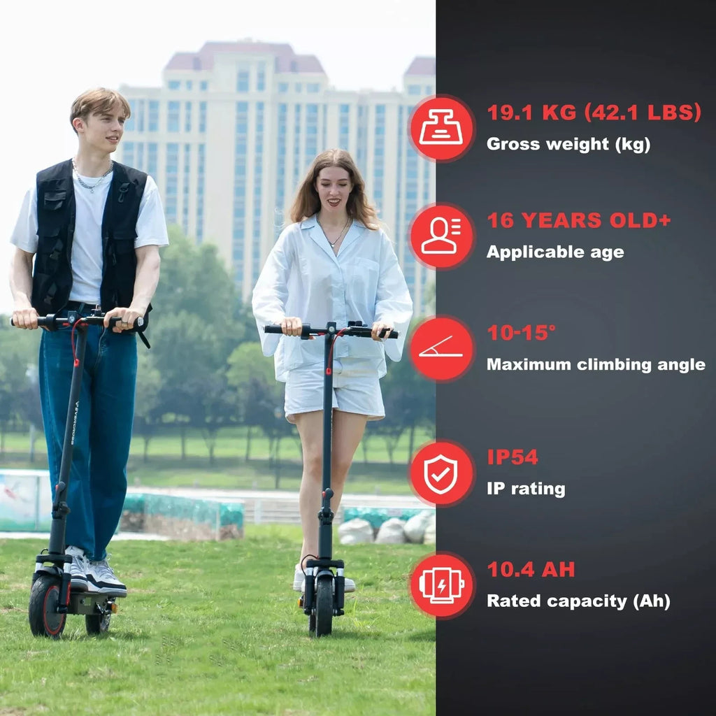 EVERCROSS PLUS EV10K Electric E Scooter 25km/h 10” Foldable App LCD Suspension