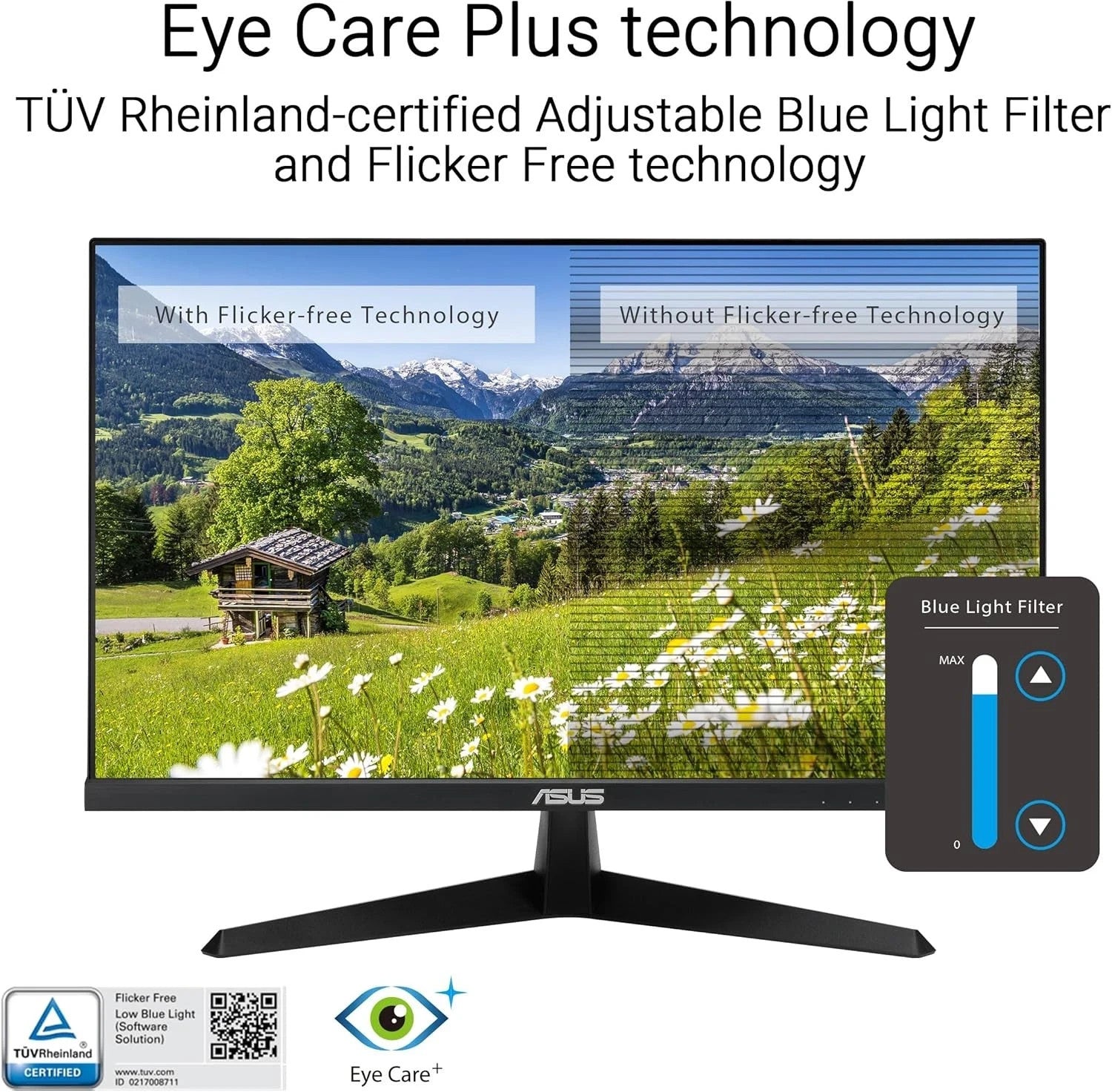 ASUS VY279HGR 27" IPS FHD Gaming Monitor 120Hz 1ms UK