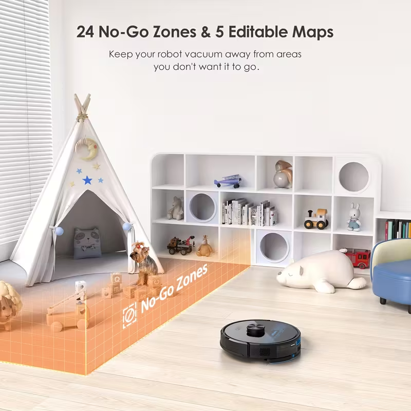 Lubluelu SL60 Max Robot Vacuum & Mop 4500Pa Self-Empty 3in1 Smart Mapping