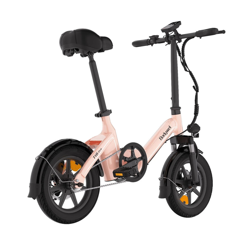Bodywel T16PRO 14" Foldable Electric Bike 250W 36V City E-Bike Commuter 50KM UK