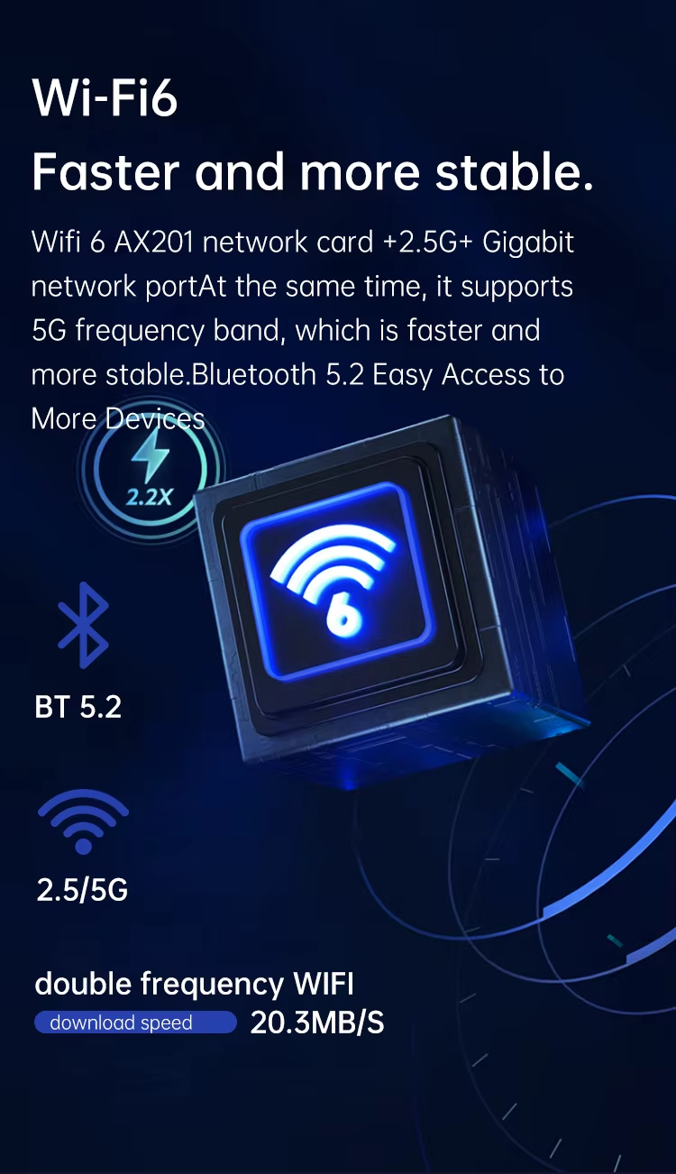 Morefine M9 Pro Mini PC i9-12900H NVMe Win11 Pro BT5.2 WiFi6 Triple 4K 32GB 1TB