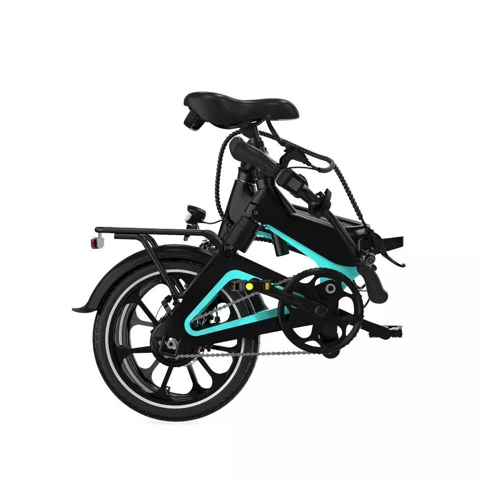HITWAY BK2 Folding Electric Bike 250W 16" 36V E-Bike 70km Range 7 Speed UK Legal