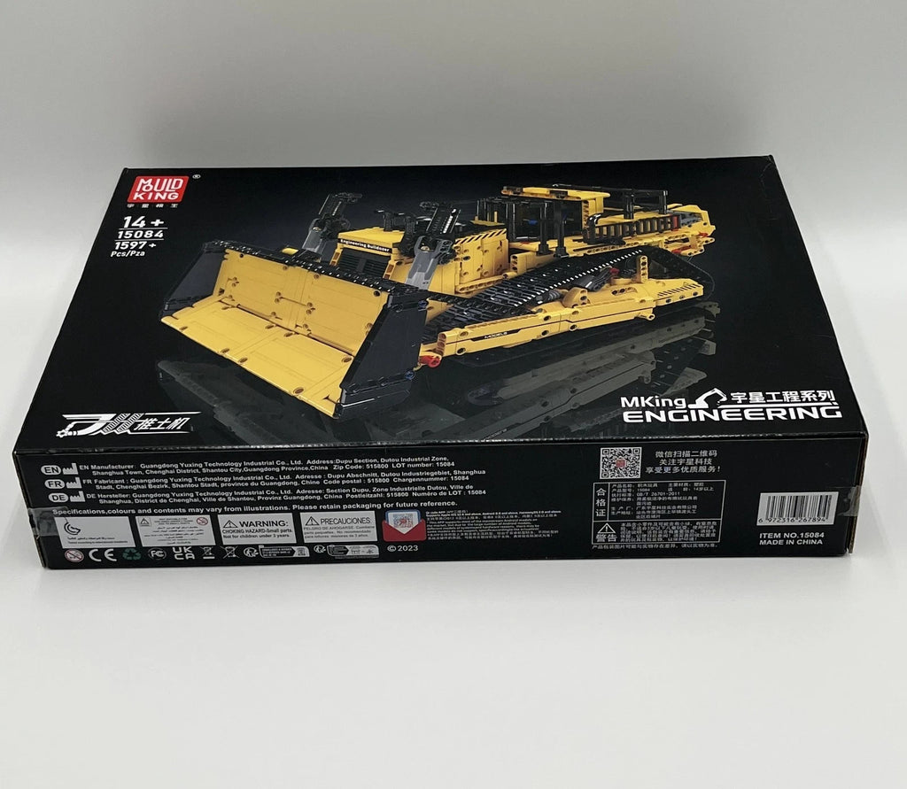 Mould King 15084 RC Bulldozer Building Blocks 1508pc Brick Set UK
