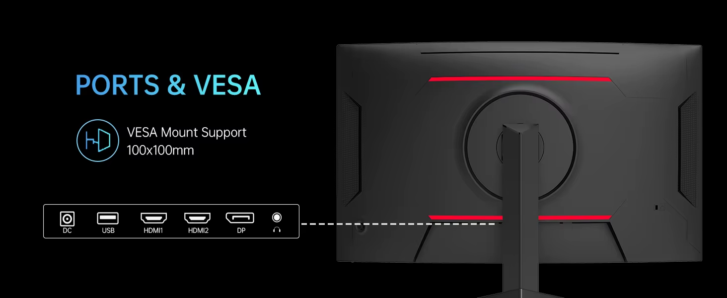 KTC 32" Curved FHD Gaming Monitor 240Hz UK
