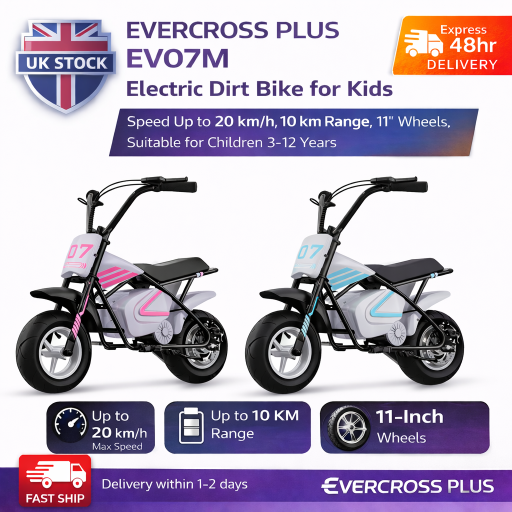 EVERCROSS EV07M 11" Tire Electric Kid motorcycle 300W 25.2V 4Ah E-motorbike