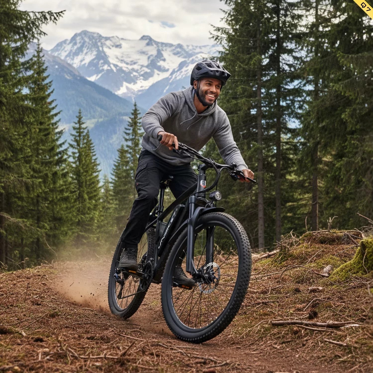 Unibike Q7 Electric Bike 250W 26” Adult E-Bike 10Ah Battery All Terrain MTB UK