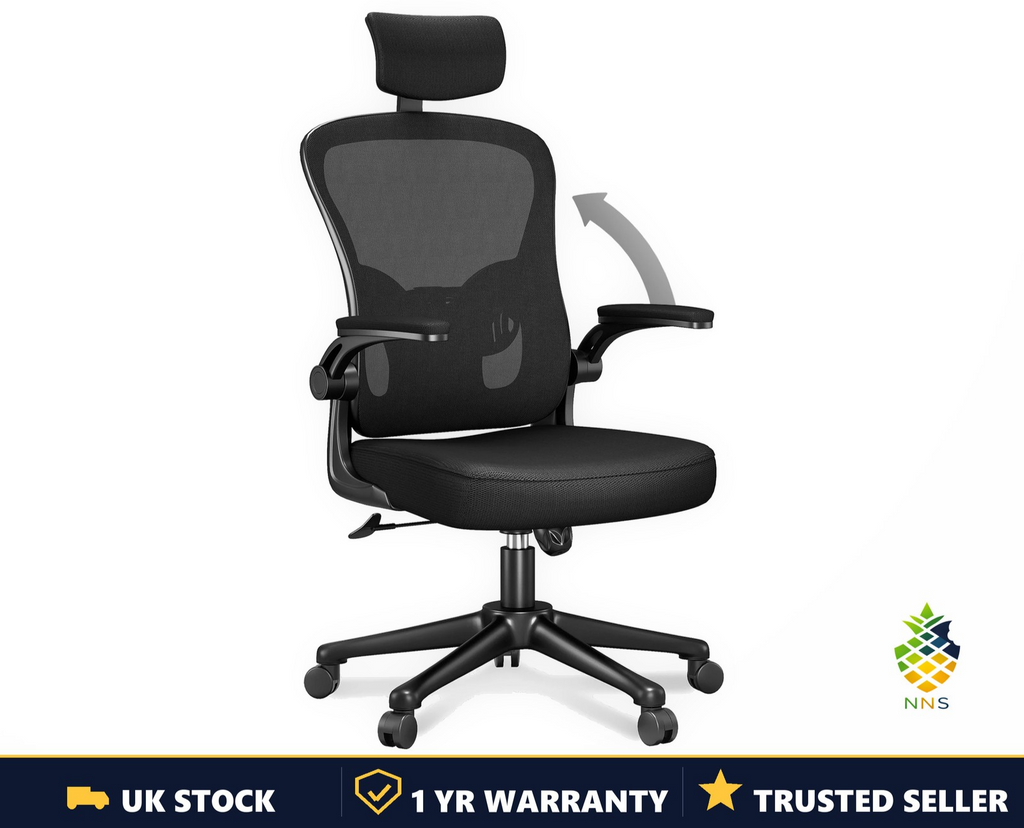 GartistGO Office Desk Chair High Back Ergonomic Computer Chair Black Pink Gray
