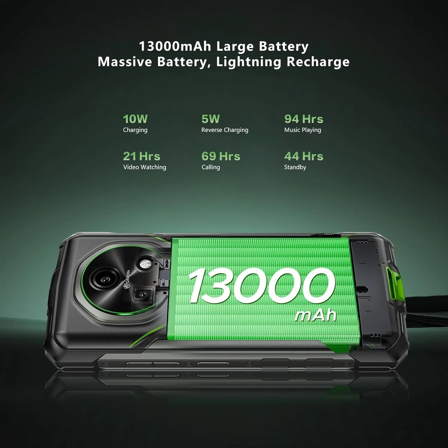 DOOGEE Fire Rugged Smartphone Android 15 13000mAh NFC UK