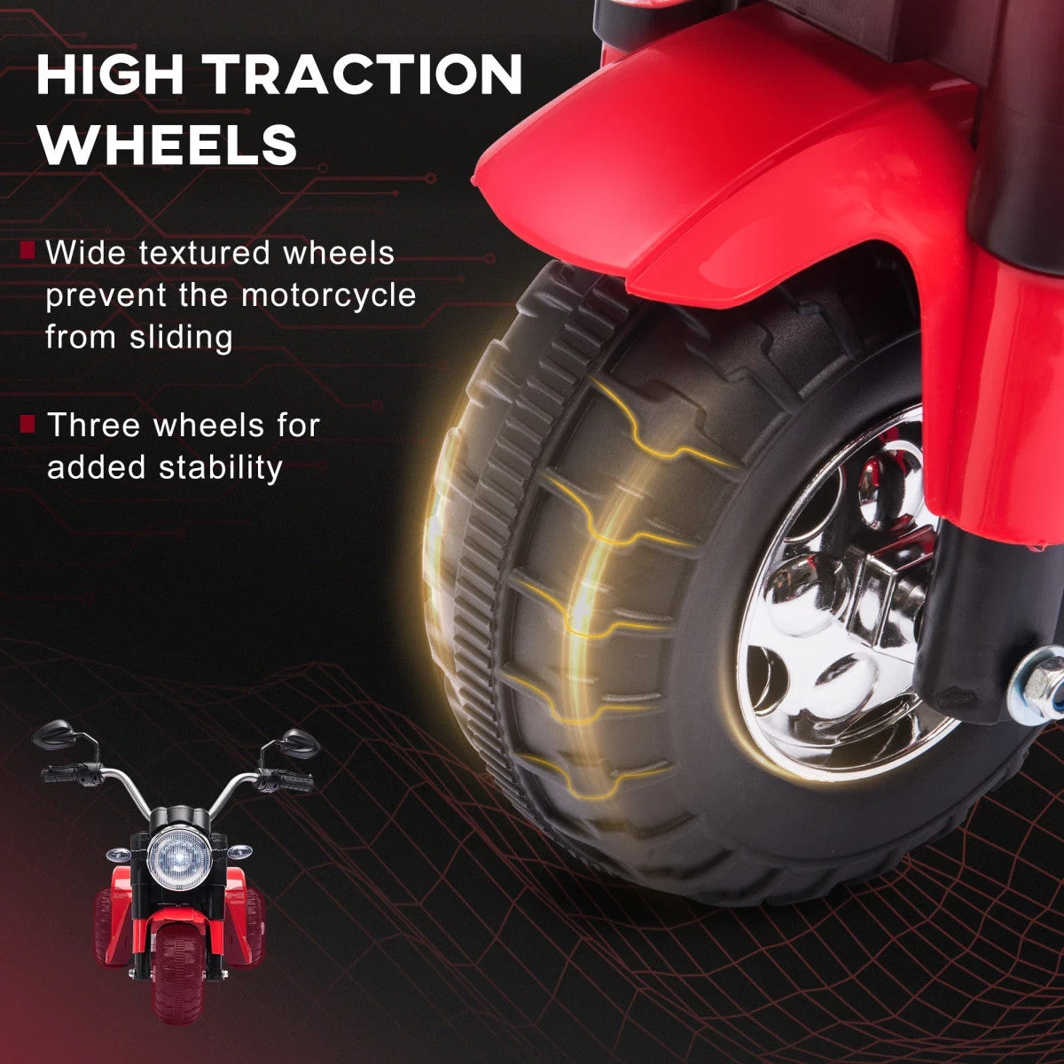HOMCOM Kids 6V Ride-On Motorbike UK