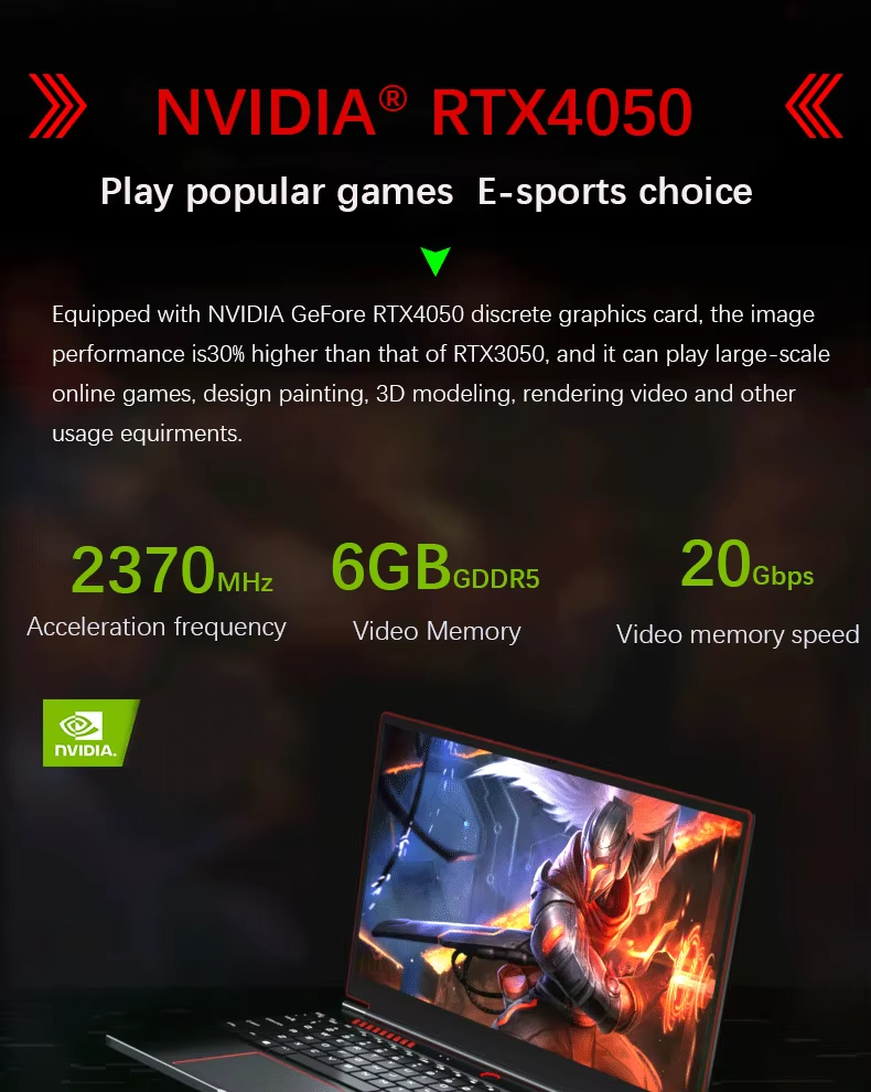 S6 Gaming Laptop Win 11 i9 or i7 RTX Graphics 16GB /32GB DDR5 512GB to 2GB SSD